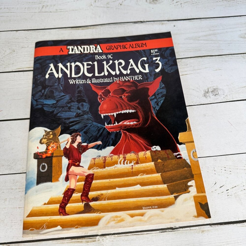 Tandra Graphic Album Book 9C Andelkrag‎ 3 Hanther 1988 Vintage Comic